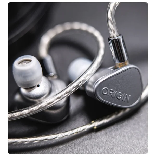 TANCHJIM ORIGIN DMT5 Dynamic Driver In-Ear Earphone IEM HiFi Music Earbuds Highly Pure Wire 0.78mm Wired Headset - Image 5