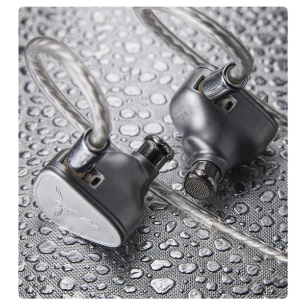 TANCHJIM ORIGIN DMT5 Dynamic Driver In-Ear Earphone IEM HiFi Music Earbuds Highly Pure Wire 0.78mm Wired Headset - Image 3
