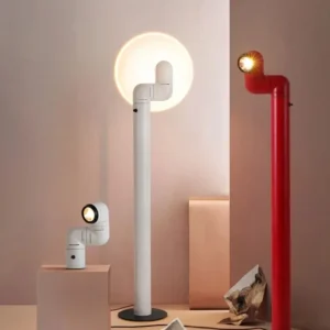 Nordic Designer Water Pipe Design Spotlights Warm Bedroom Desk Lamp Living Room Home Decoration Lighting Fixtures Reading Light
