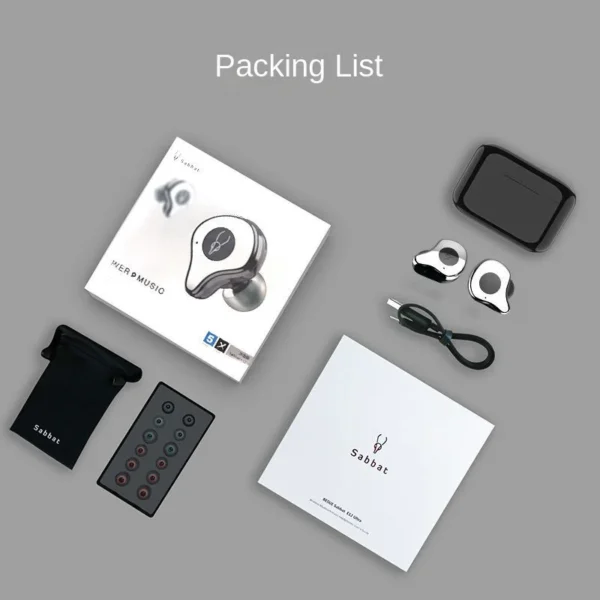 Sabbat E12 Ultra TWS True Wireless Bluetooth Earphones in Ear Sports Earbuds 5.2 Support for HD Audio APTX/ACC - Image 6