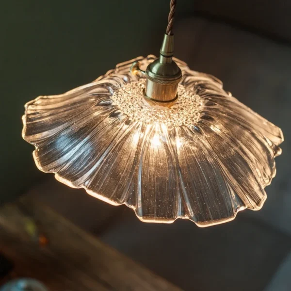 IWHD Nordic Brass Glass LED Hanging Lights Fixtures Loft Cafe Bar Restaurant Bedroom Living Dining Room Home Decor Pendant Lamp - Image 5