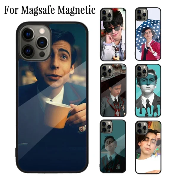 The Umbrella Academy Aidan Gallagher Magnetic Phone Case For iPhone 16 15 14 Plus 13 12 11 Pro Max Magsafe Wireless Cover
