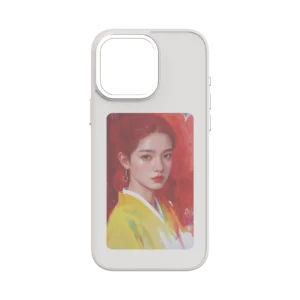 High End DIY Screen Projection AI phone Case For iphone 16 15 14 13 Pro Max Smart NFC E-ink Screen Couple Photo Shockproof Shell