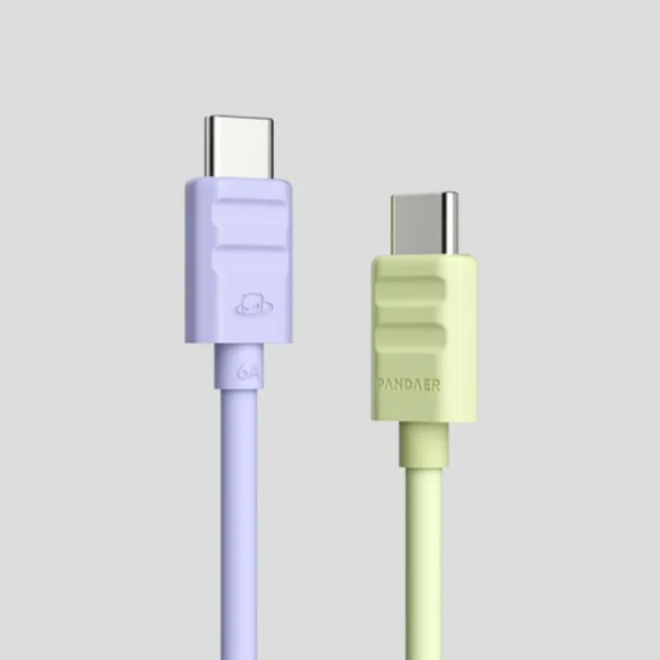 PANDAER 100W High Power Fast Charging Cable USB-C Graphene Shielding Layer LSR Soft Wire Support iPhone Meizu 21 Series Charge - Image 2