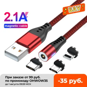 Melonboy magnetic type c cable micro usb phone cable charger for iPhone 12 pro max Huawei Xiaomi Android charging wire cabo usb