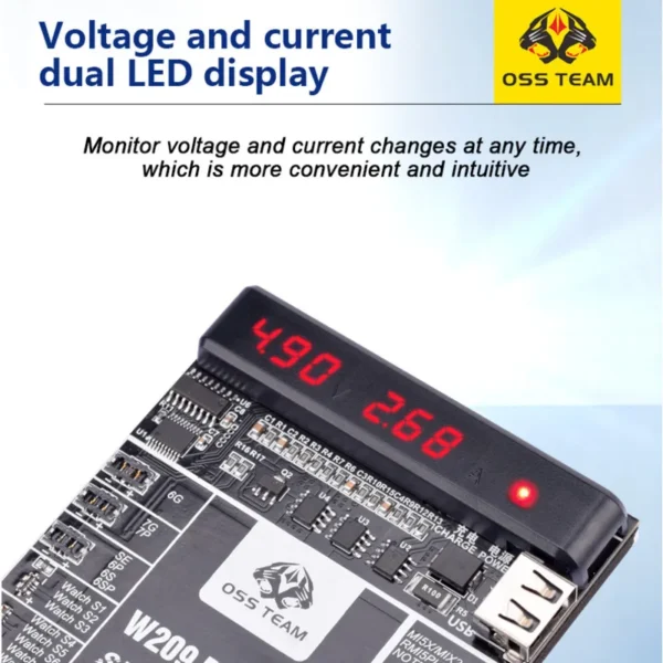 New OSS W209 Pro V10 Smart Phone battery fast chargand activation For iPhone X-16PM IWatch S1-S8 Current Voltage Detection Tools - Image 4