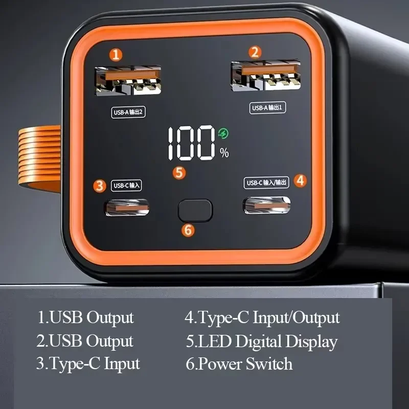 20000mAh Mini Power Bank 66W Fast Charging Power Bank Two-Way Portable External Battery Charger for IPhone Xiaomi Huawei Xiaomi - Image 6