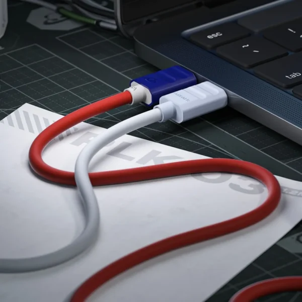 PANDAER 100W High Power Fast Charging Cable USB-C Graphene Shielding Layer LSR Soft Wire Support iPhone Meizu 21 Series Charge - Image 6