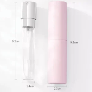 8ml Perfume Atomizer Portable Liquid Container for Cosmetics Traveling Mini Alcochol Spray Bottles Empty Perfume Refill Bottle
