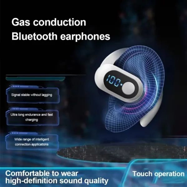 Bluetooth 5.3 Headphone Tws Wireless Ear Hook Earphone Hifi Stereo Noise Reduction Headset Waterproof Earbud For Huawi Xiami - Image 2