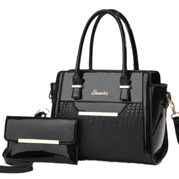 2024 Fashion New Women's Handbag Large Capacity Lizard Pattern Shoulder Bag Classic Retro Crossbody Bag Urban Commuter Tote Bag - Image 2