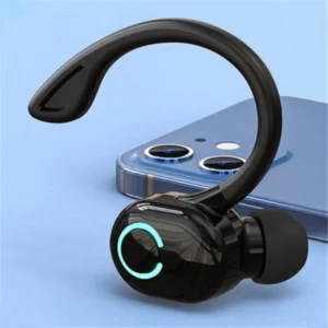 Bluetooth 5.2 Business Wireless Headphone Ear-Hook Mini HIFI Bass Noise Cancelling Earphone With Mic Earbuds Sport Game Headset